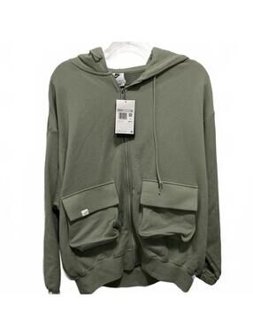 Nike Sportswear Women's Oversized Full-Zip French Terry Hoodie XS FV7515-370 $90